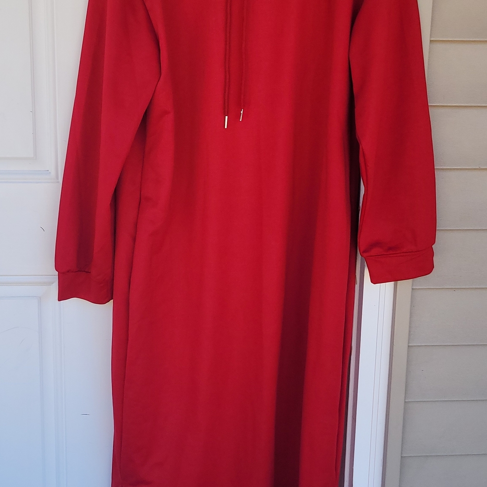 Red Long Sleeve Dress